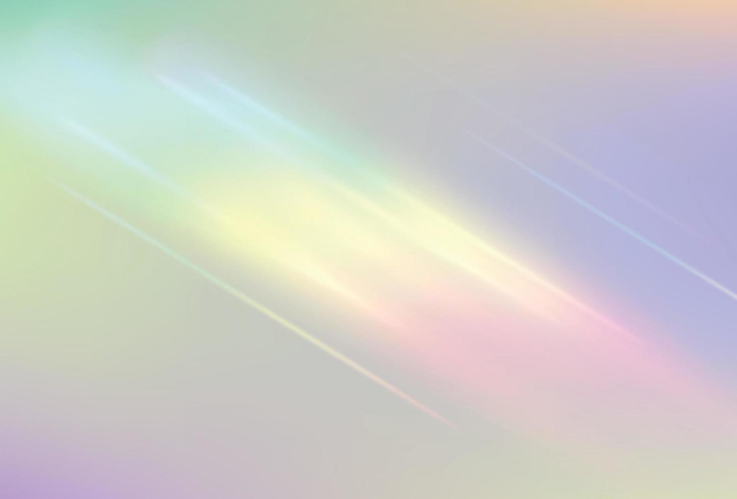 Prisma, Prismenstruktur. Kristall-Regenbogenlichter. vektor