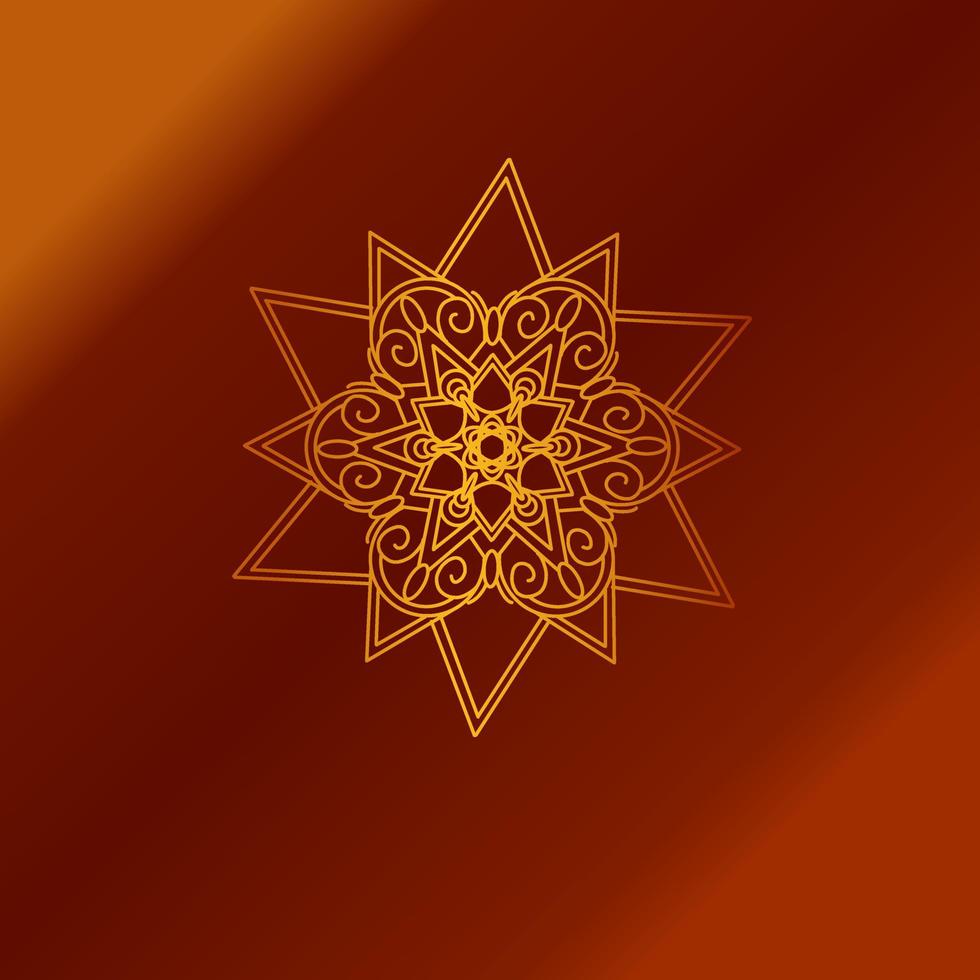Frohes Diwali. Festival der Lichter Poster-Design-Tapete. der Hintergrund mit Blumenelementen und Mandala-Vektoren vektor