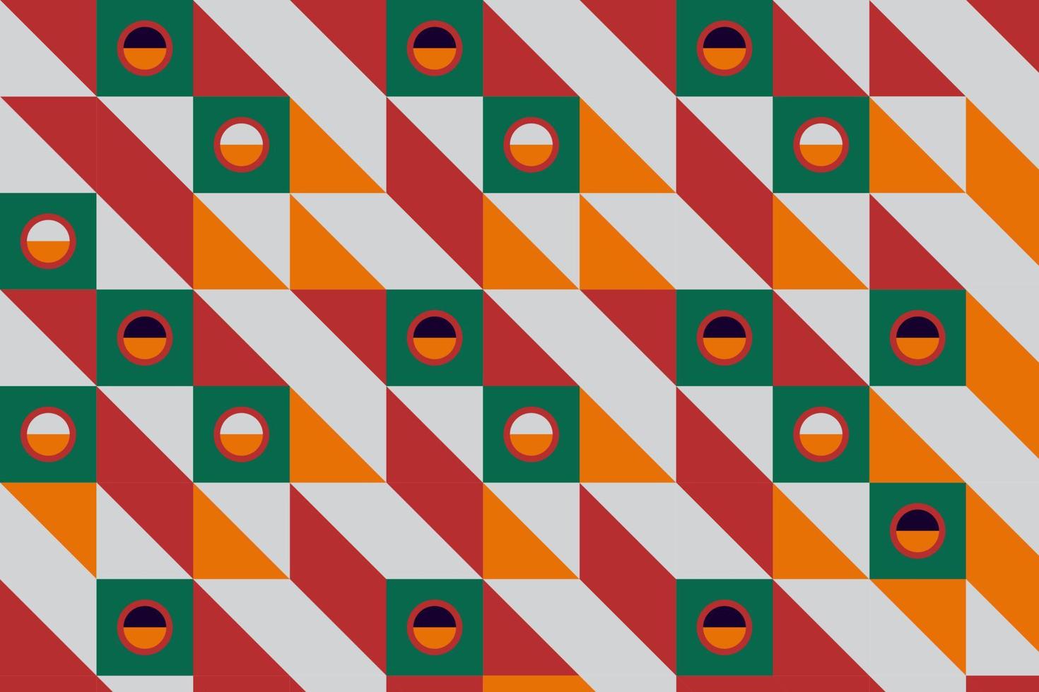 bauhaus geometrische hintergrundform mit farbverlauf für wandkunst, tapeten, banner, verkaufsförderung und geschäftspräsentation vektor