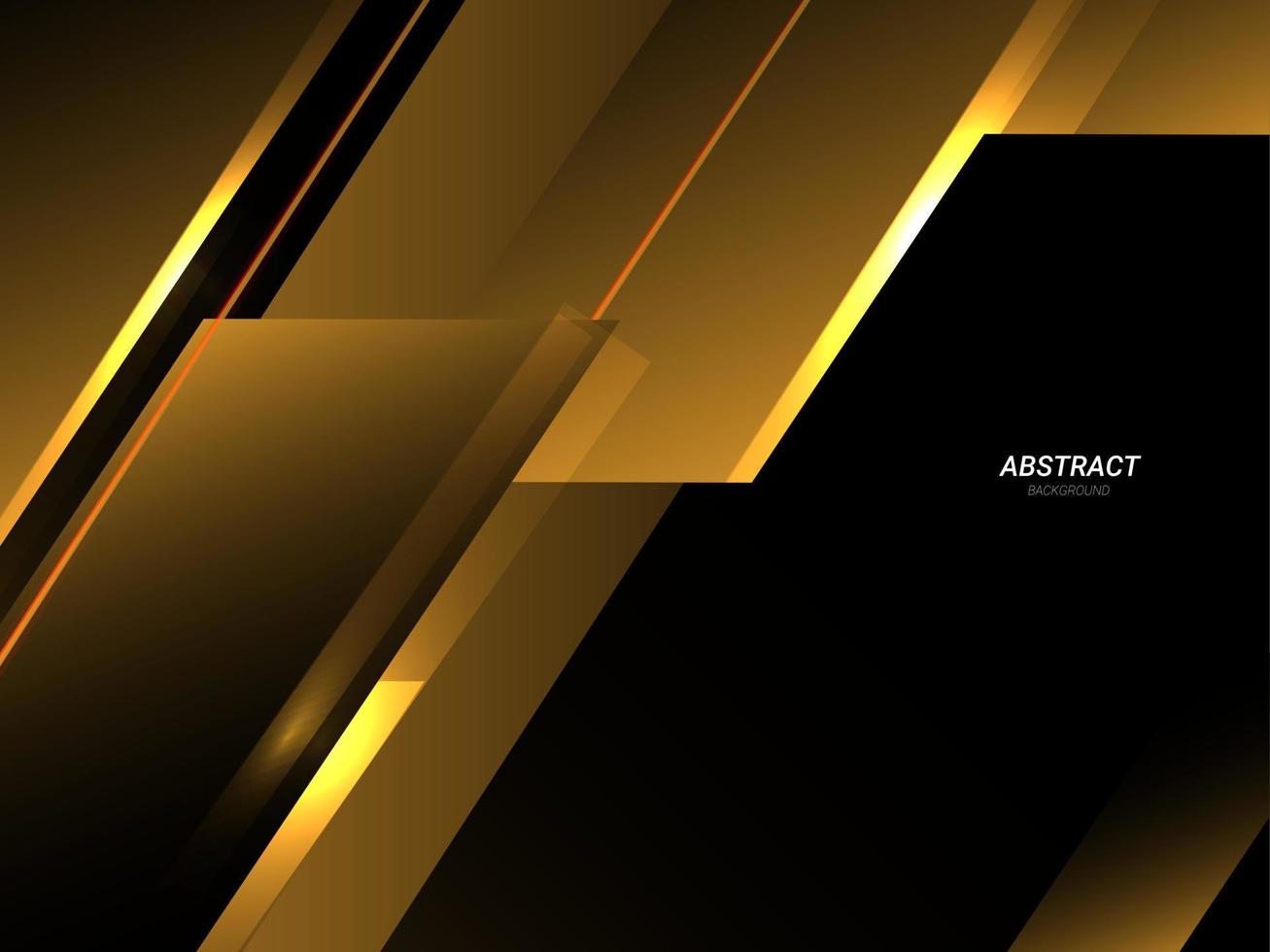 abstraktes geometrisches Gold elegante dynamische Form moderner Musterhintergrund vektor