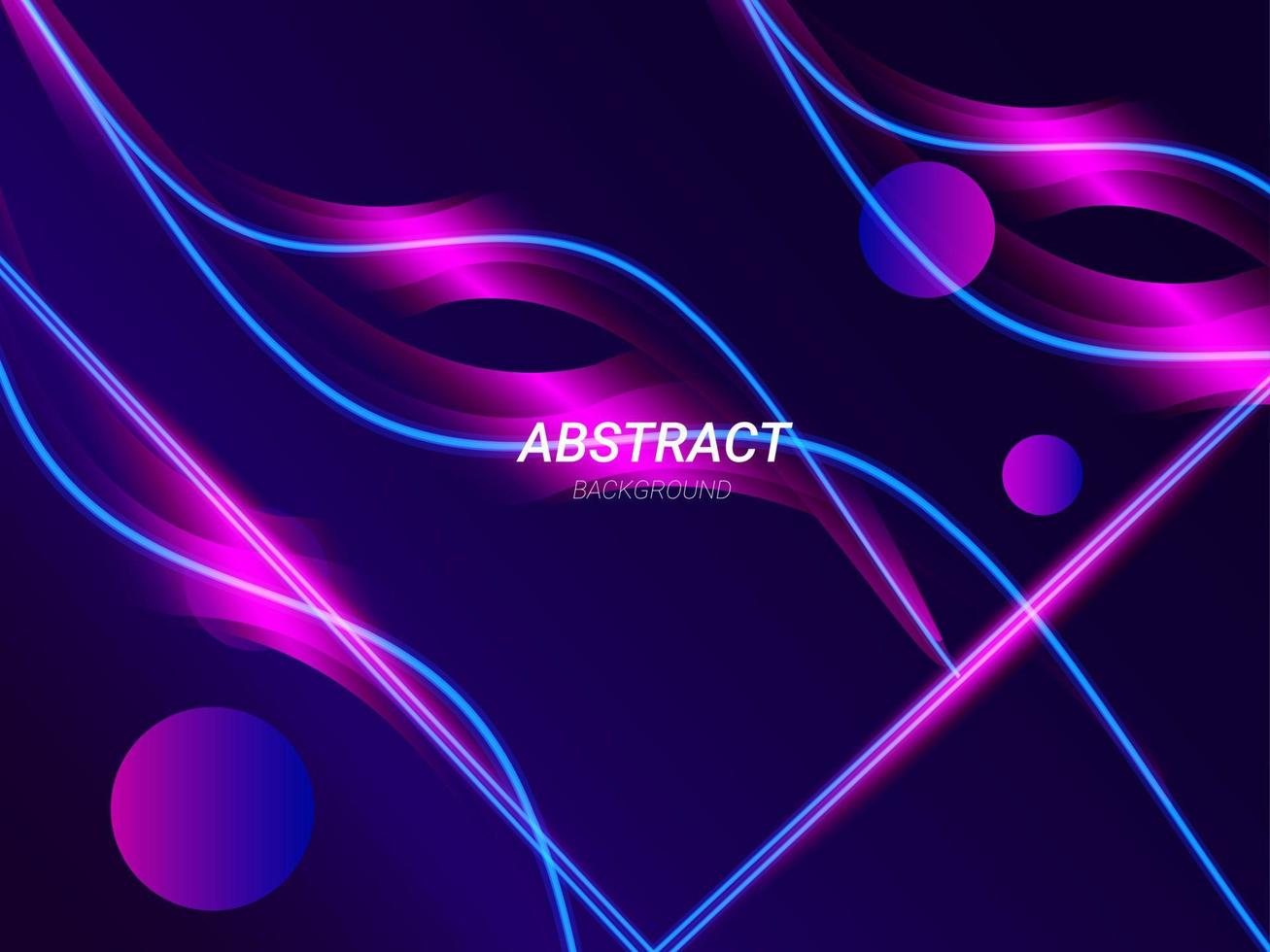 abstrakte glänzende Farbverlaufselement geometrische Designvorlage vektor