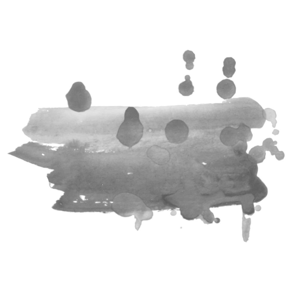 akvarell svartvita bakgrunder. .abstract isolerade monokrom vektor akvarell fläck. grunge element för pappersdesign
