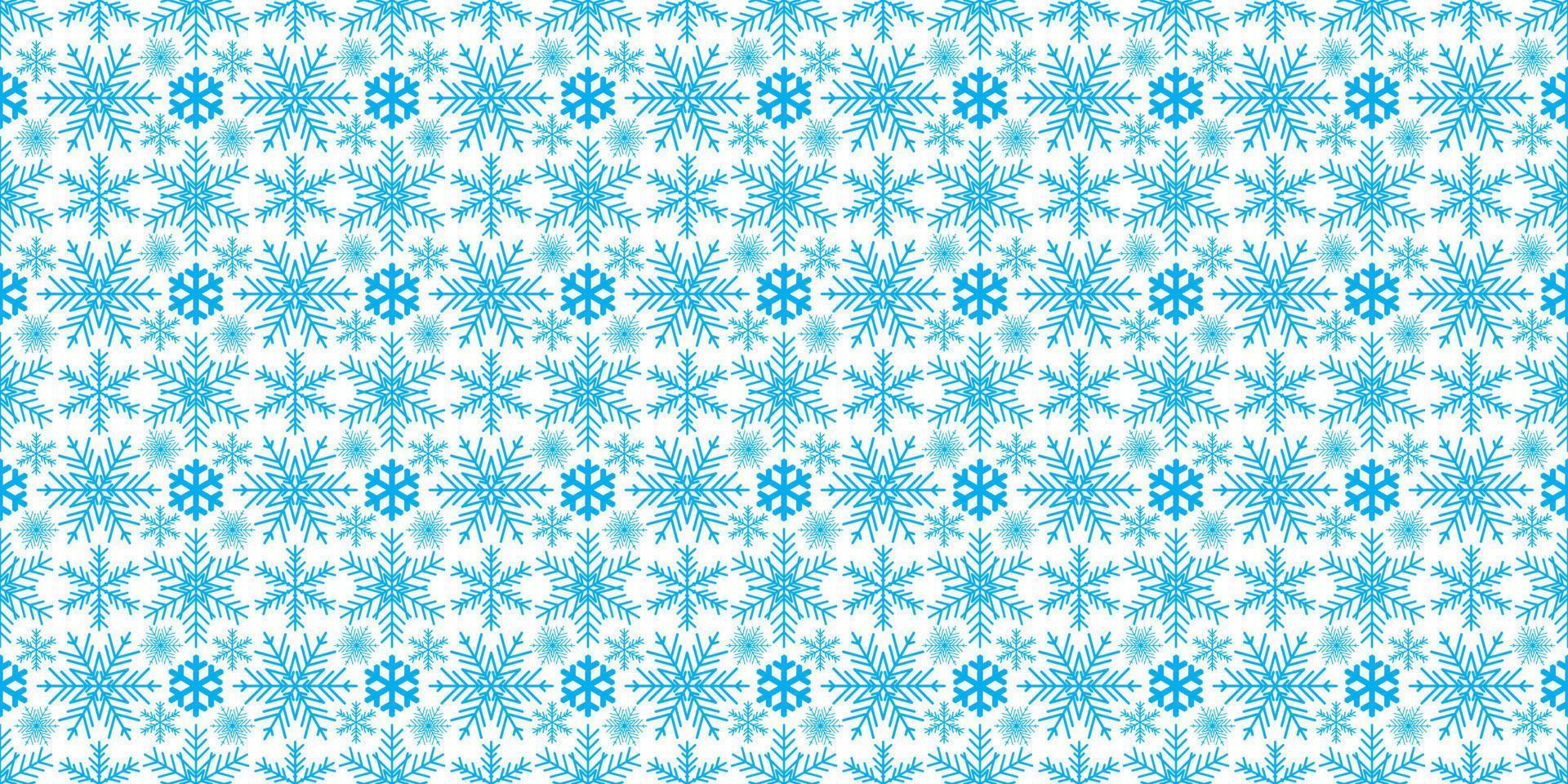 Vektor-Weihnachtskarte. Schneeflocken-Hintergrund. nahtloses muster des winters. vektor