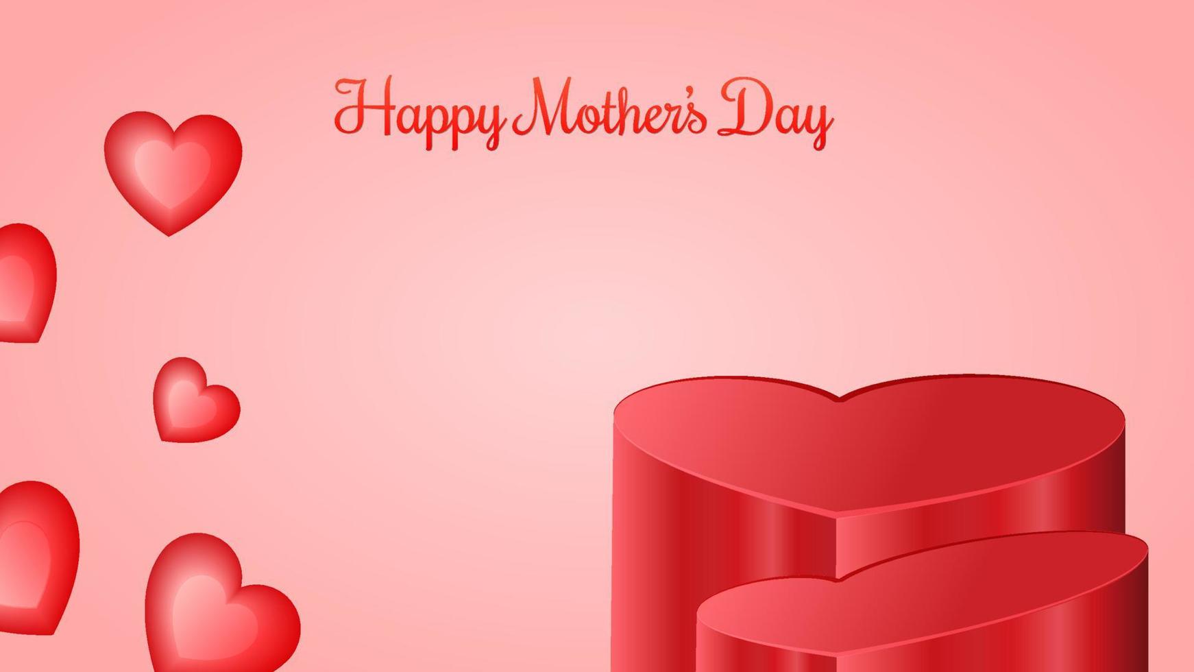 glad mors dag vektorillustration. mors dag vektorillustration för gratulationskort, inlägg på sociala medier. vektor