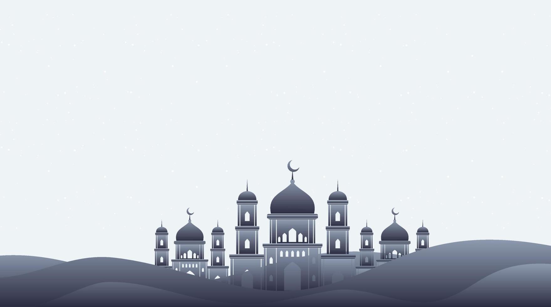 islamischer hintergrund. Eid Mubarak-Hintergrund. Ramadan-Kareem-Hintergrund. vektor