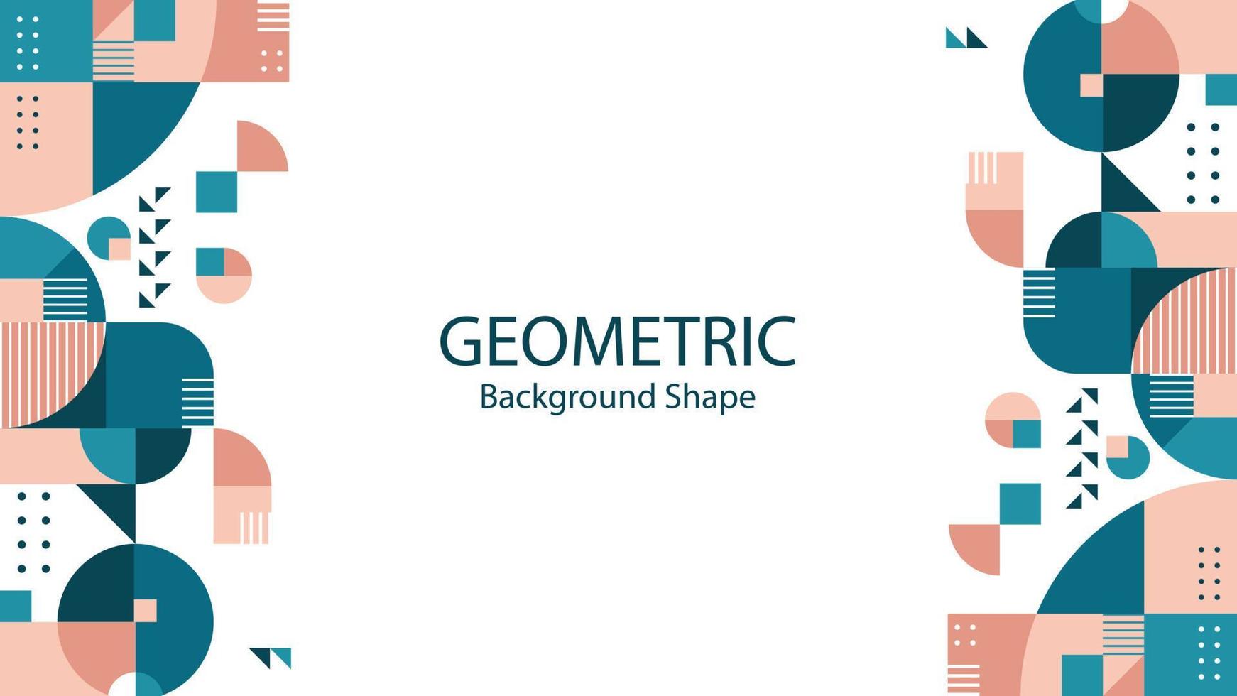 geometrisk färg bakgrund form vektor grafisk formgivningsmall