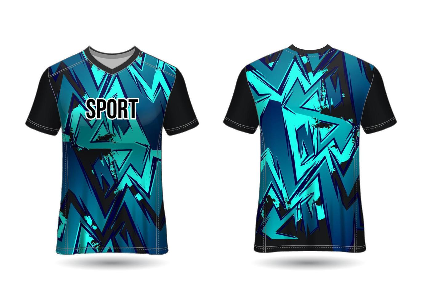 premium fotbollströjor design vektor. t-shirt sport design bakgrund vektor. vektor