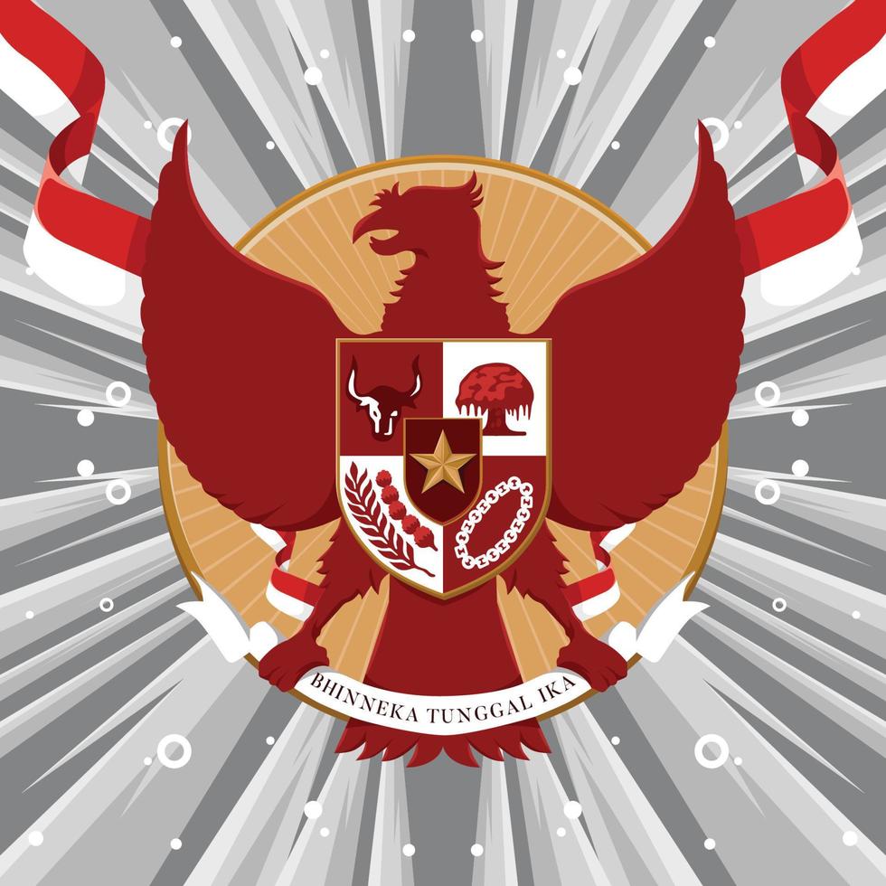 Hari Pancasila Hintergrundkonzept vektor