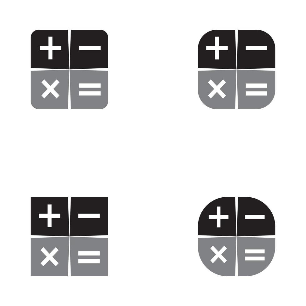 kalkylator vektor ikon mall bakgrund