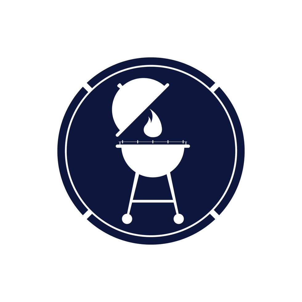 Grill-Symbol-Vektor-Illustration vektor