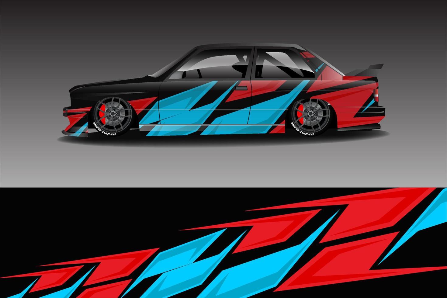 racing bil livery koncept cool vektor