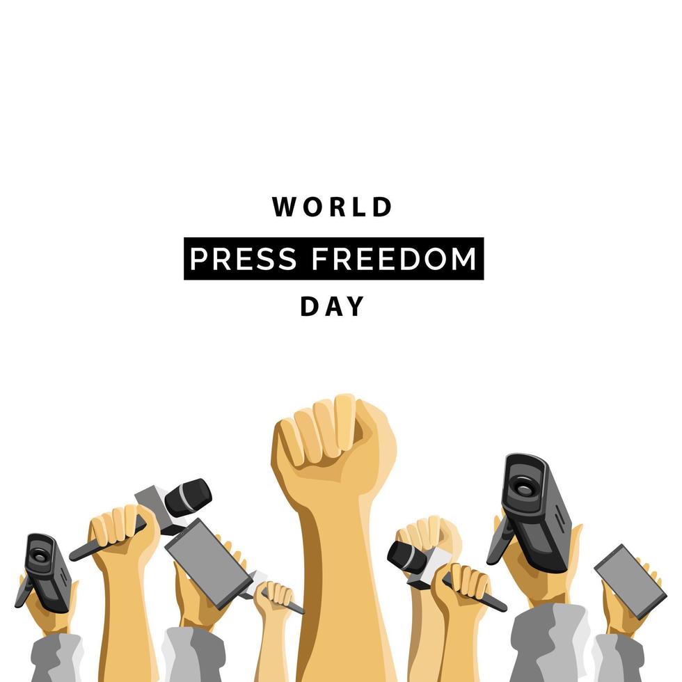 världens pressfrihetsdag vektor
