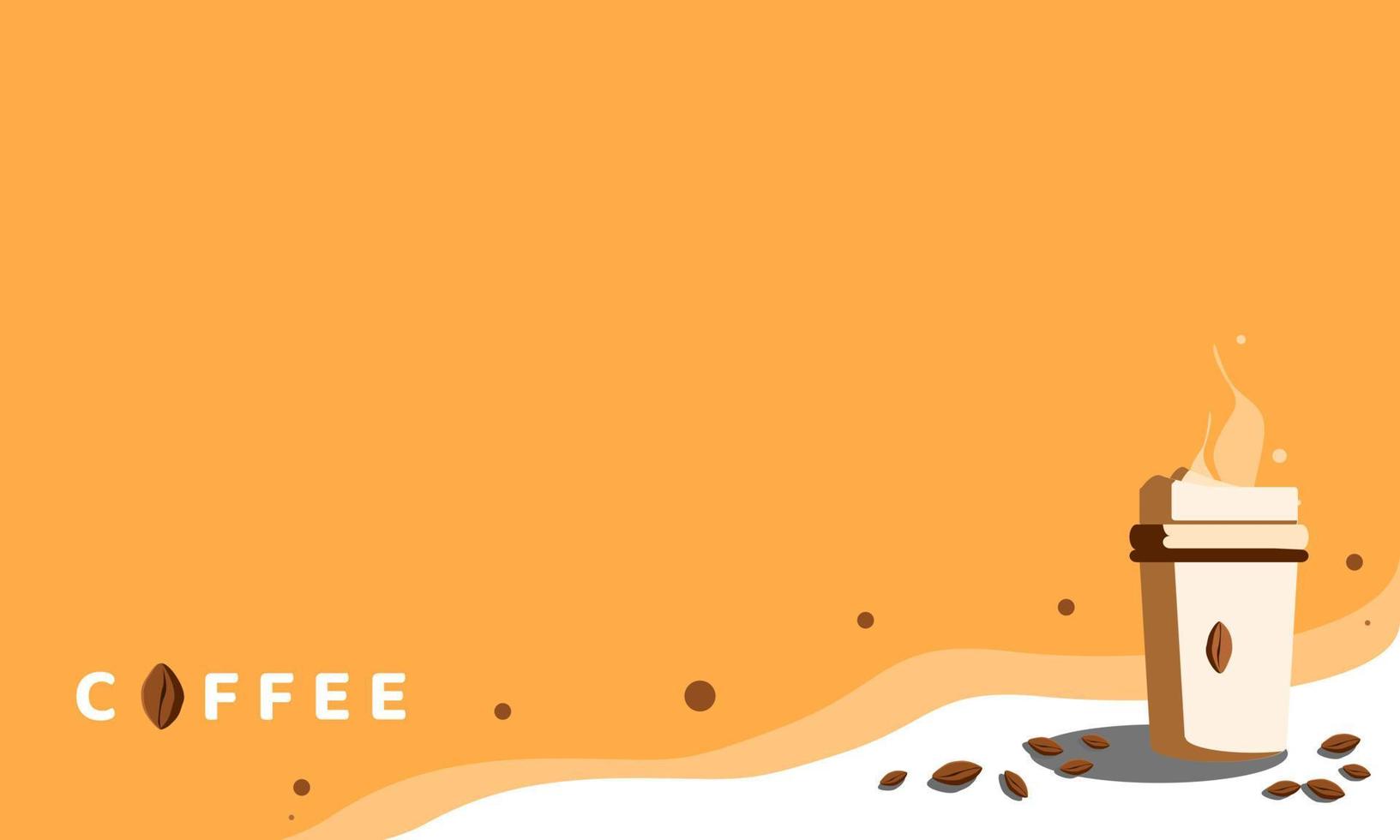 bakgrund dryck kaffe design vektorillustration vektor