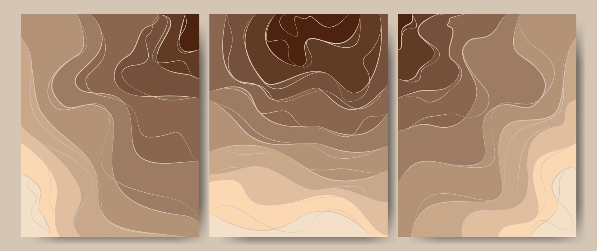 abstrakt banner konst bakgrund sand på stranden, kusten eller öknen med barchan och sanddyner beige färg. mall kort sand textur med mönster vågiga linjer. perfekt för omslag, tyg prints.vector illustration. vektor