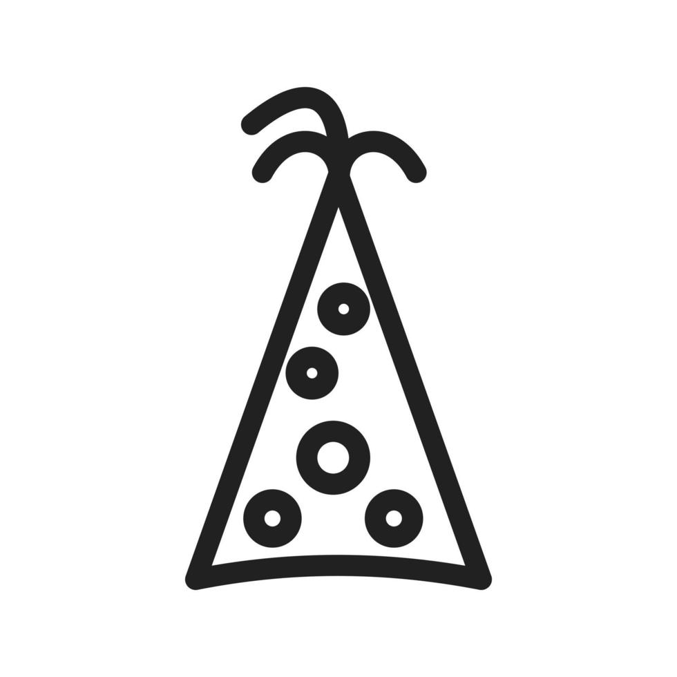 Partyhut-Symbol vektor
