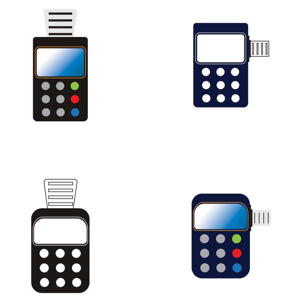 kreditkortsmaskin. bankomat för pengar. betalning terminal illustration vektor