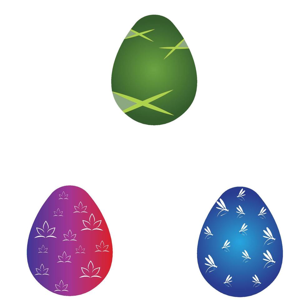 påsk vektor ikon tamplate bakgrund