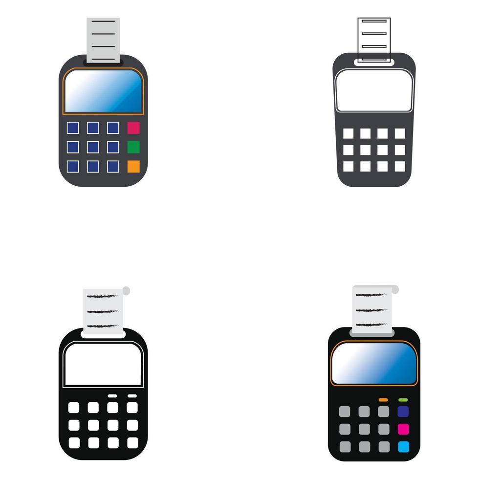 kreditkortsmaskin. bankomat för pengar. betalning terminal illustration vektor