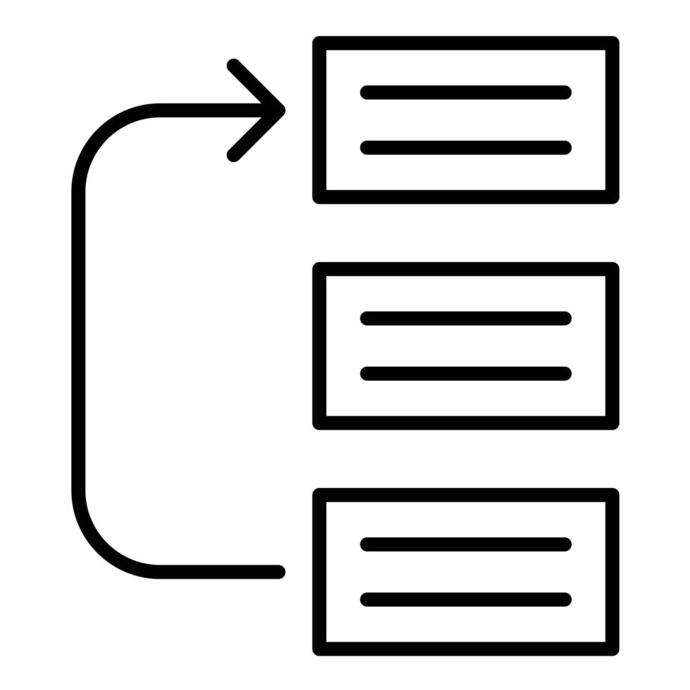 Liniensymbol priorisieren vektor