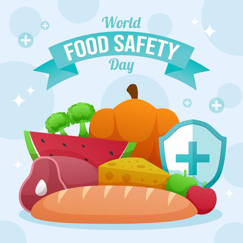 World Food Safety Day koncept vektor