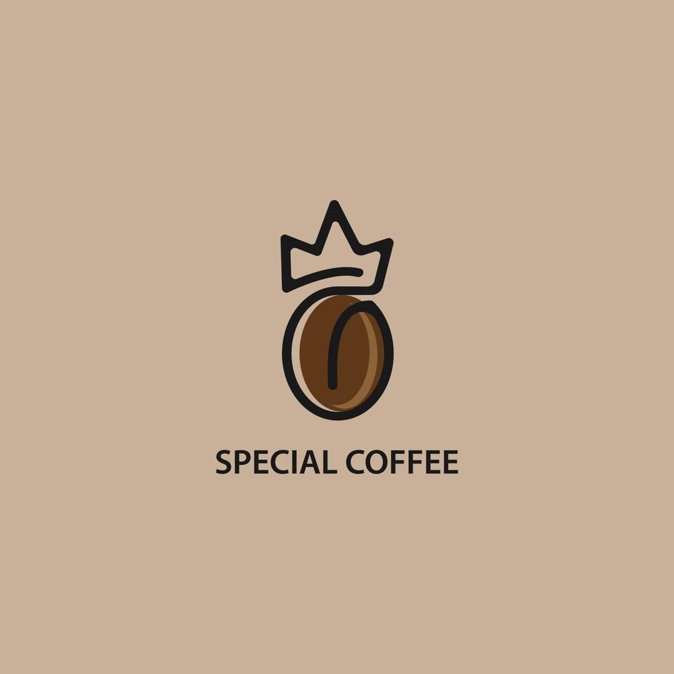 enkel logotyp vektordesign för kafé. vektor