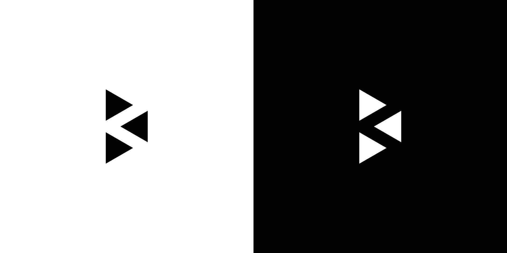 modernes und einzigartiges Logo-Design mit Initialen bc vektor