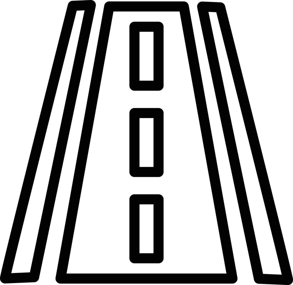 Straße-Vektor-Icon-Design-Illustration vektor
