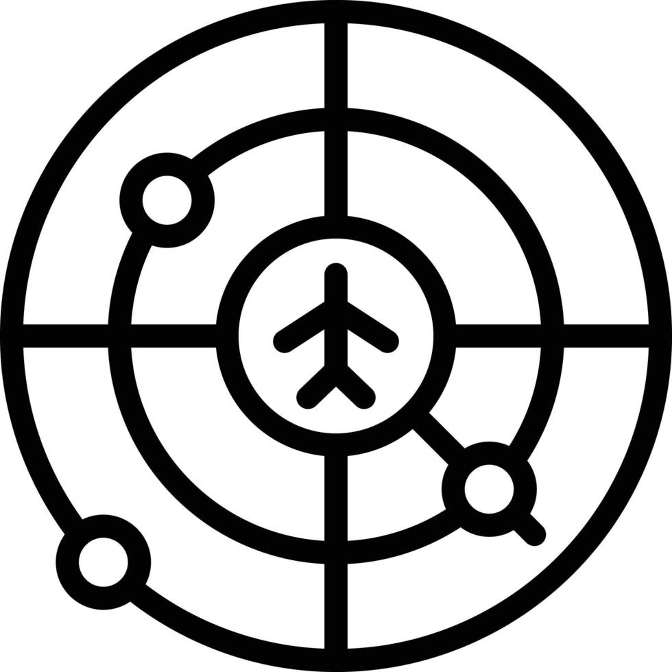 Radar-Vektor-Icon-Design-Illustration vektor