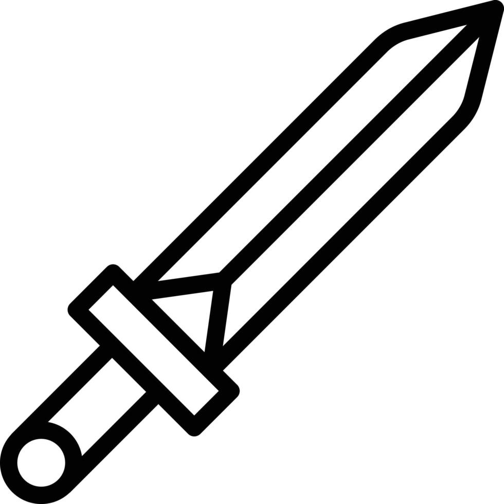svärd vektor ikon design illustration