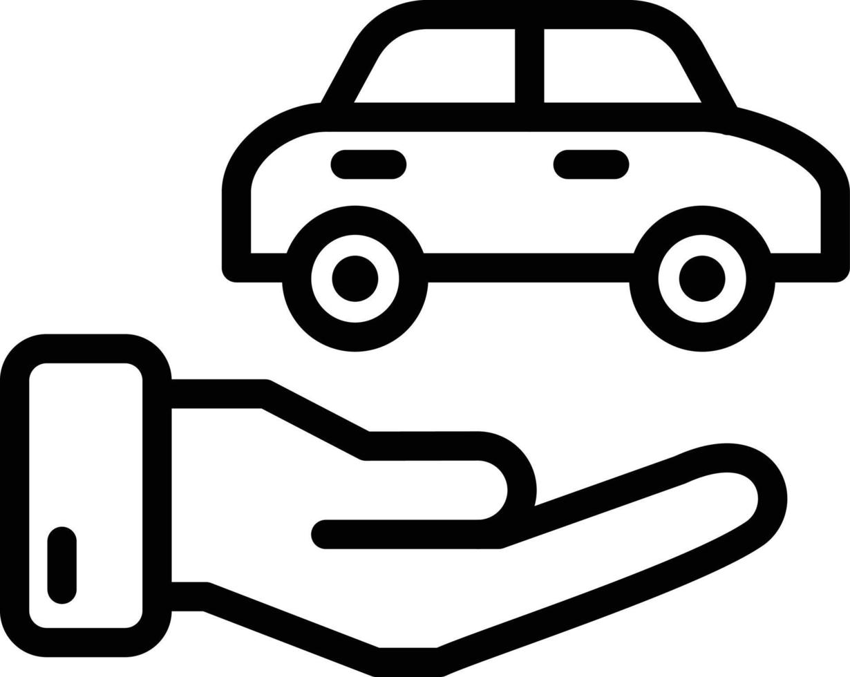 bilförsäkring vektor ikon design illustration