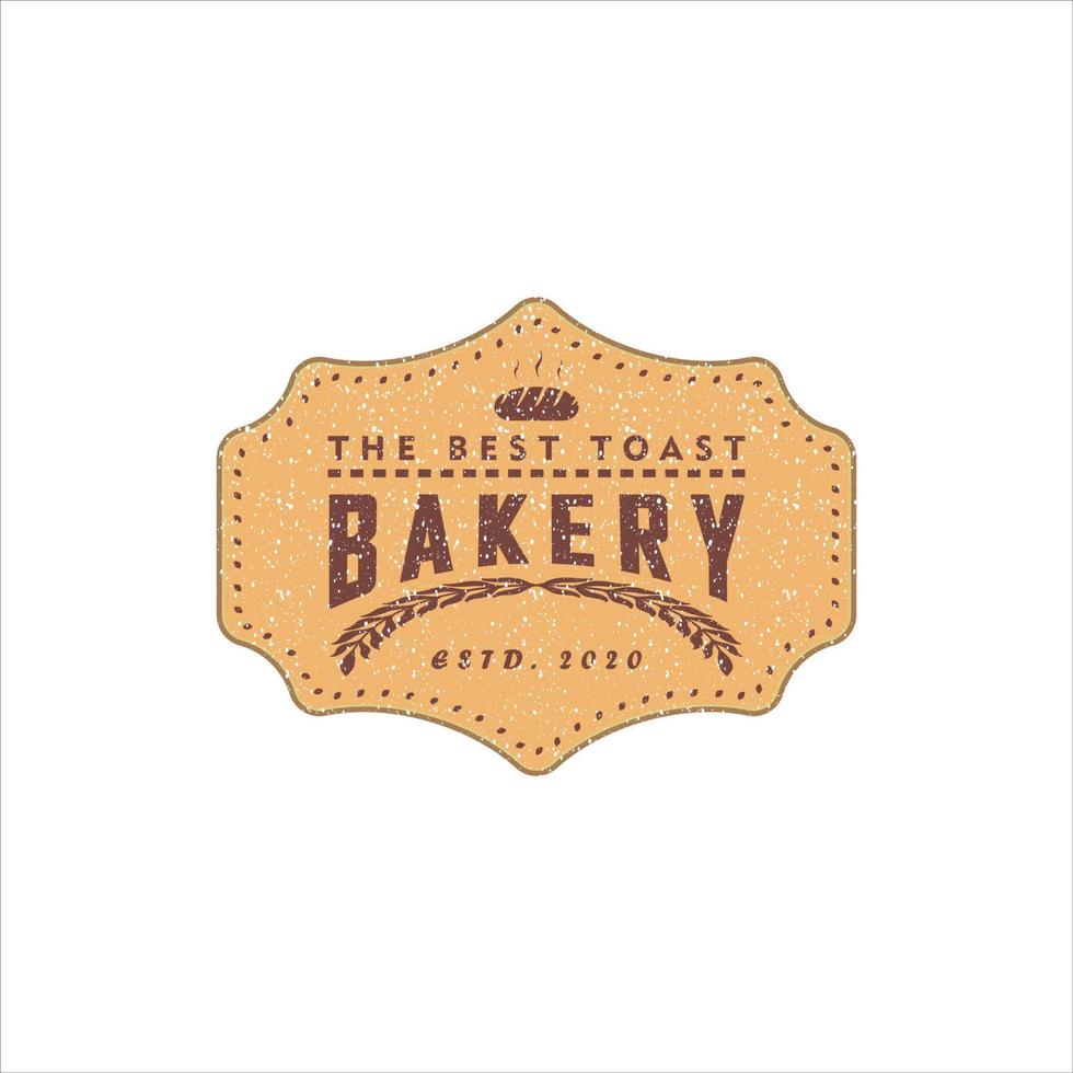 intage retro rustik bageri logotyp märken etiketter stämpel och klistermärke vektor