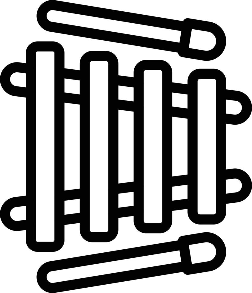xylofon vektor ikon design illustration