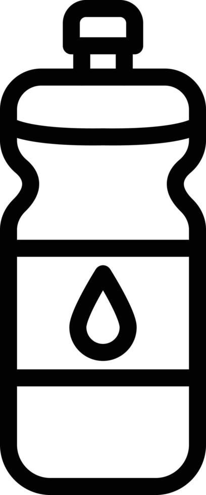 Wasserflasche-Vektor-Icon-Design-Illustration vektor