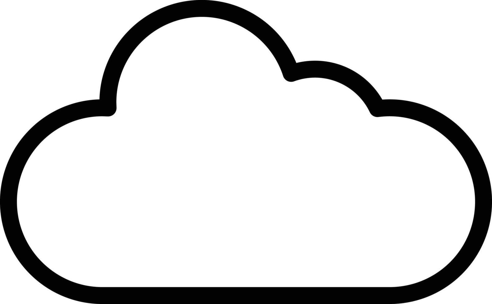 Cloud-Vektor-Icon-Design-Illustration vektor