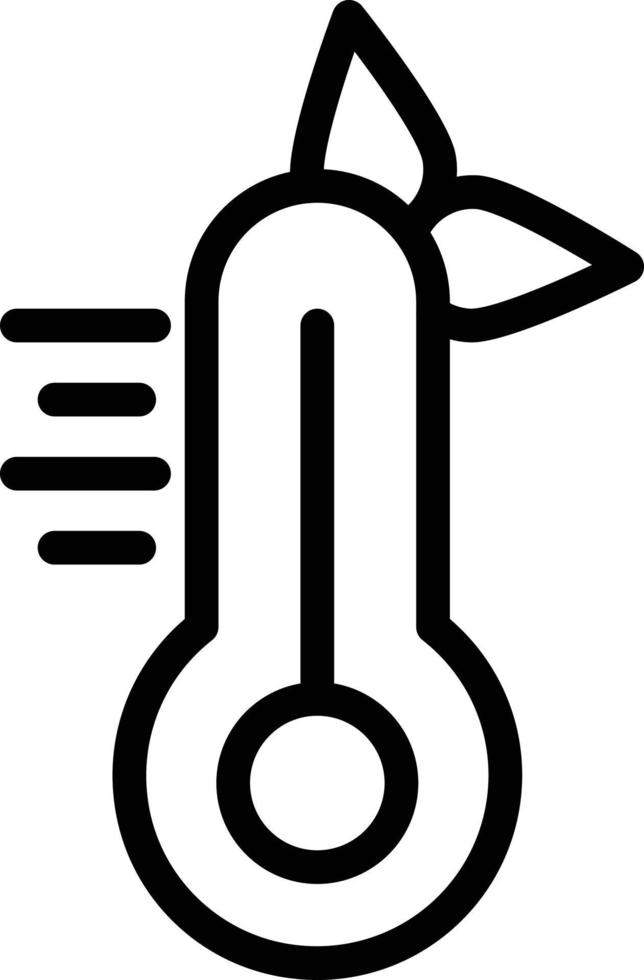 Thermometer-Vektor-Icon-Design-Illustration vektor