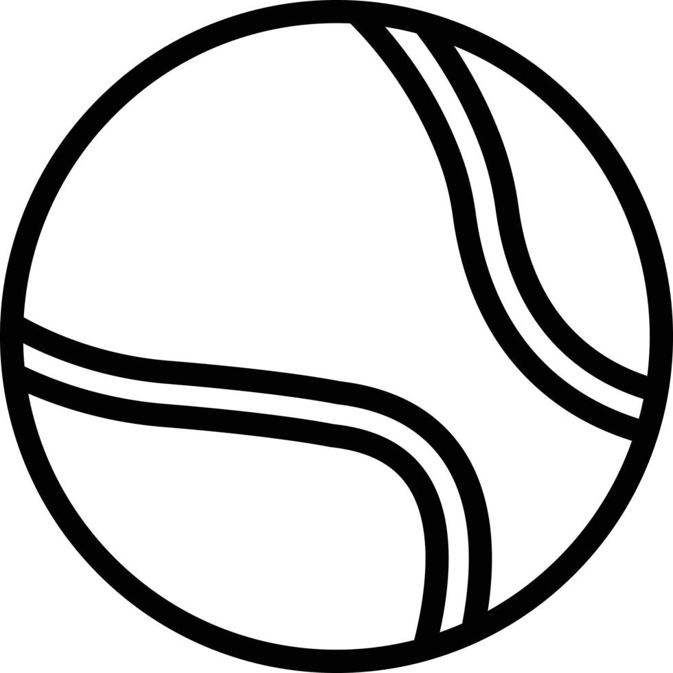 Tennisball-Vektor-Icon-Design-Illustration vektor