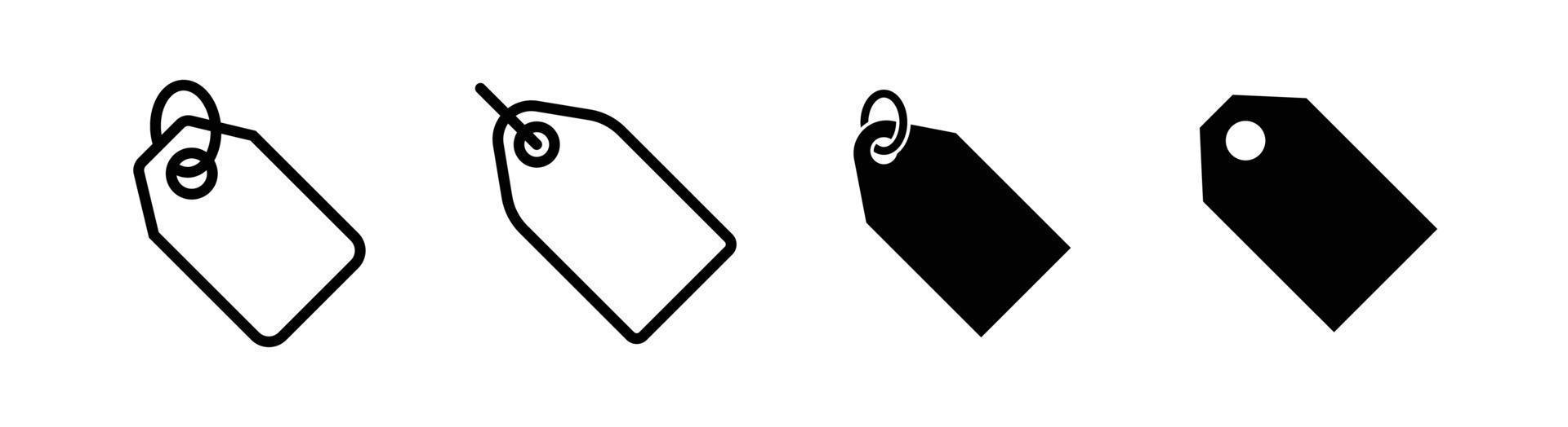 Etikettenpreis-Symbol, Preisschild-Icon-Design vektor