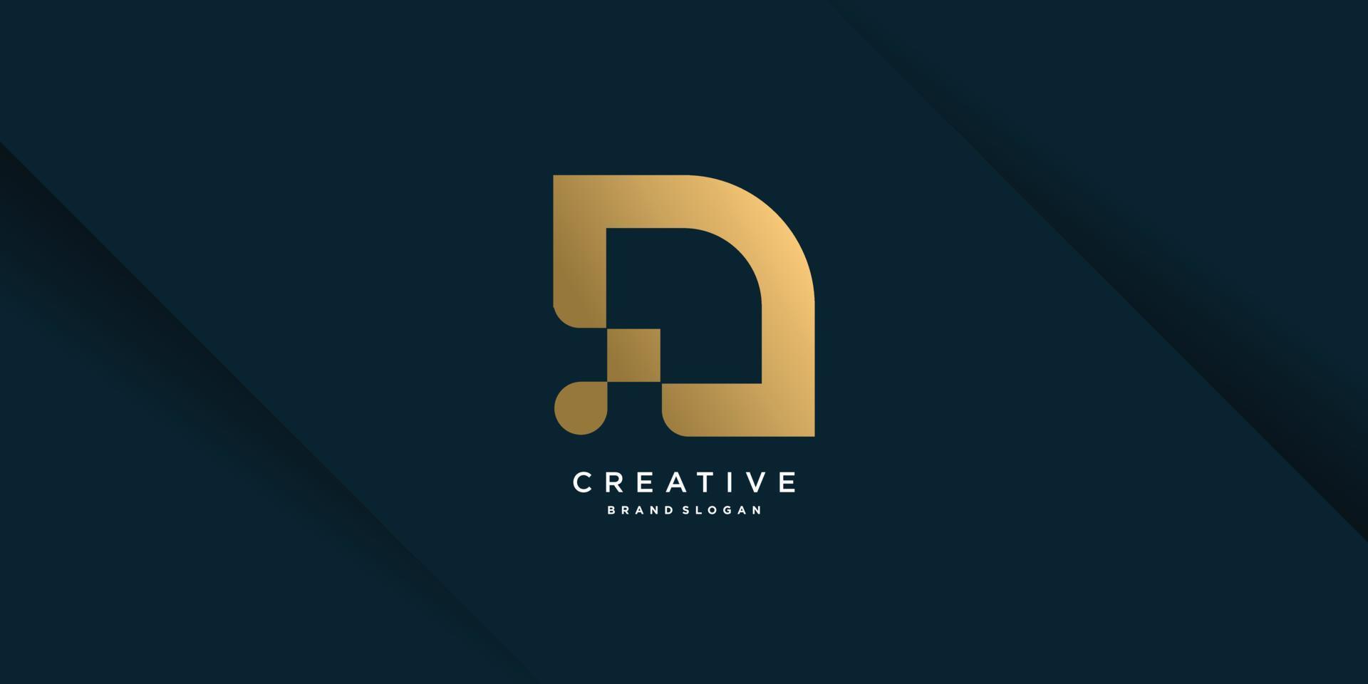 logo p mit kreativem konzeptdesign für unternehmen, person, marketing, vektor teil 3