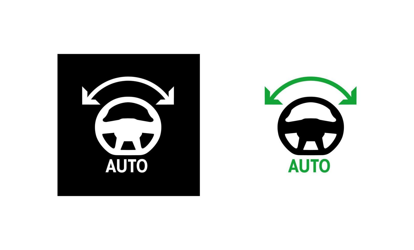 Auto-Scheinwerfer-Einstellungsschild-Symbol. Auto-Abblendlicht