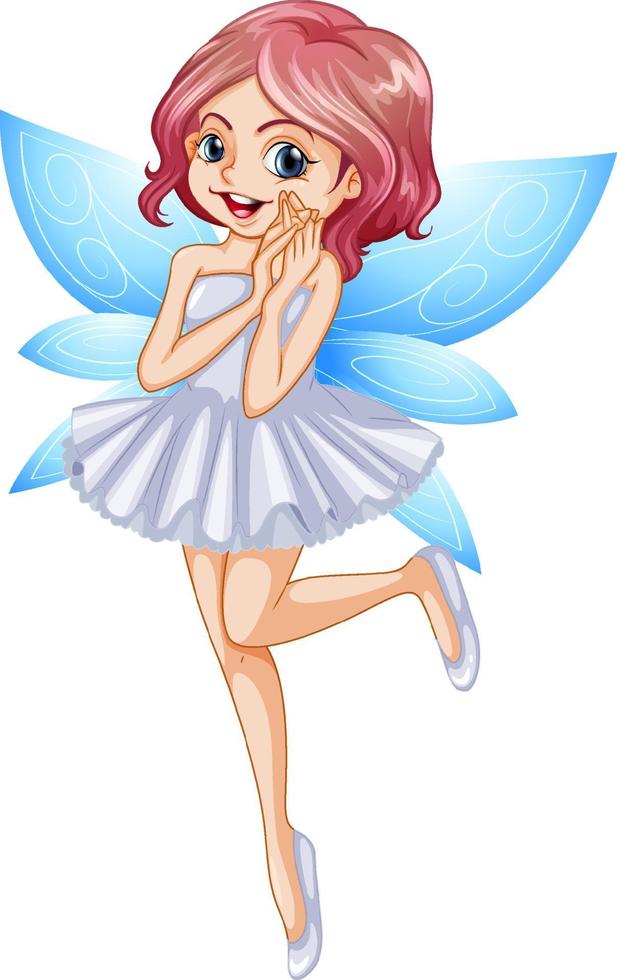 vacker fairy girl seriefigur vektor