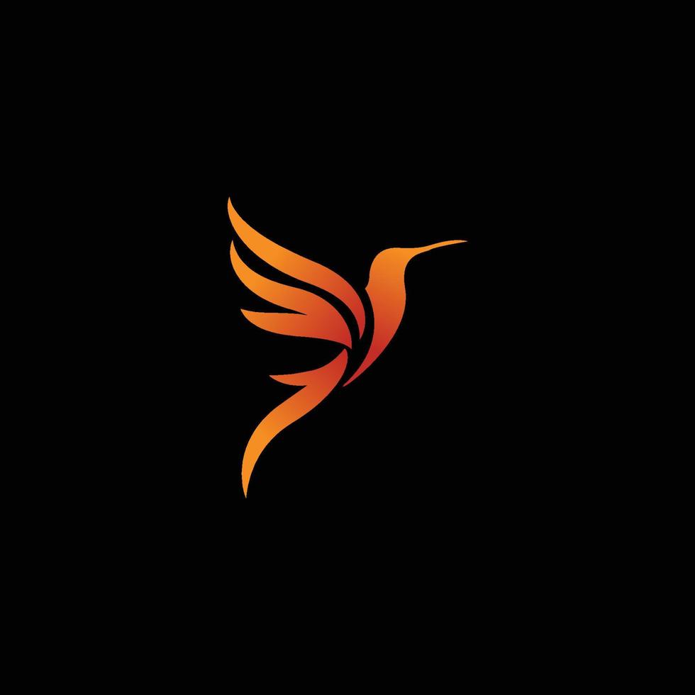 moderner Vogel-Logo-Design-Vektor vektor