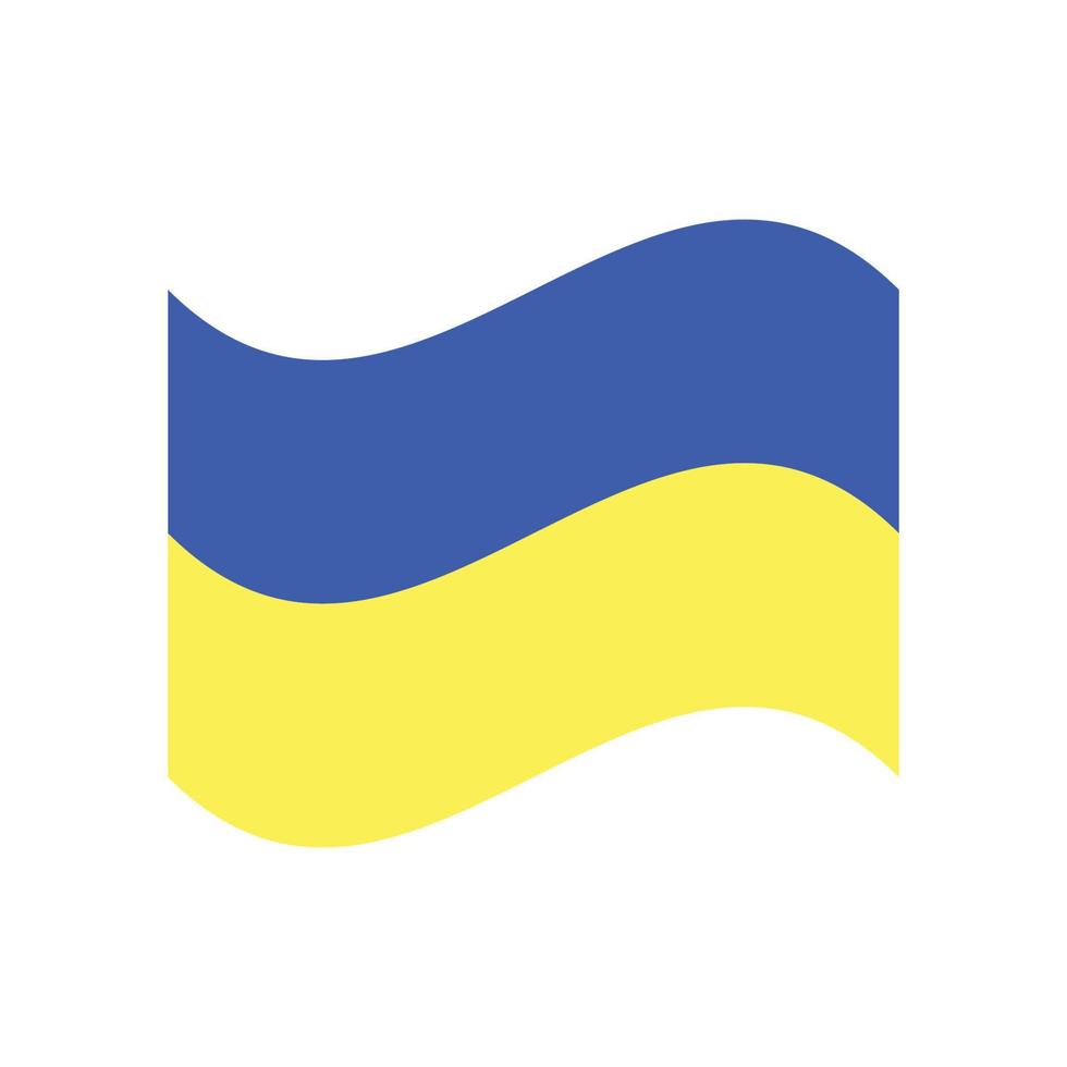 ukrainska flaggan borste koncept. Ukrainas flagga. National symbol. ukrainska flaggan symbol. blå och gul illustration. lager vektorillustration vektor