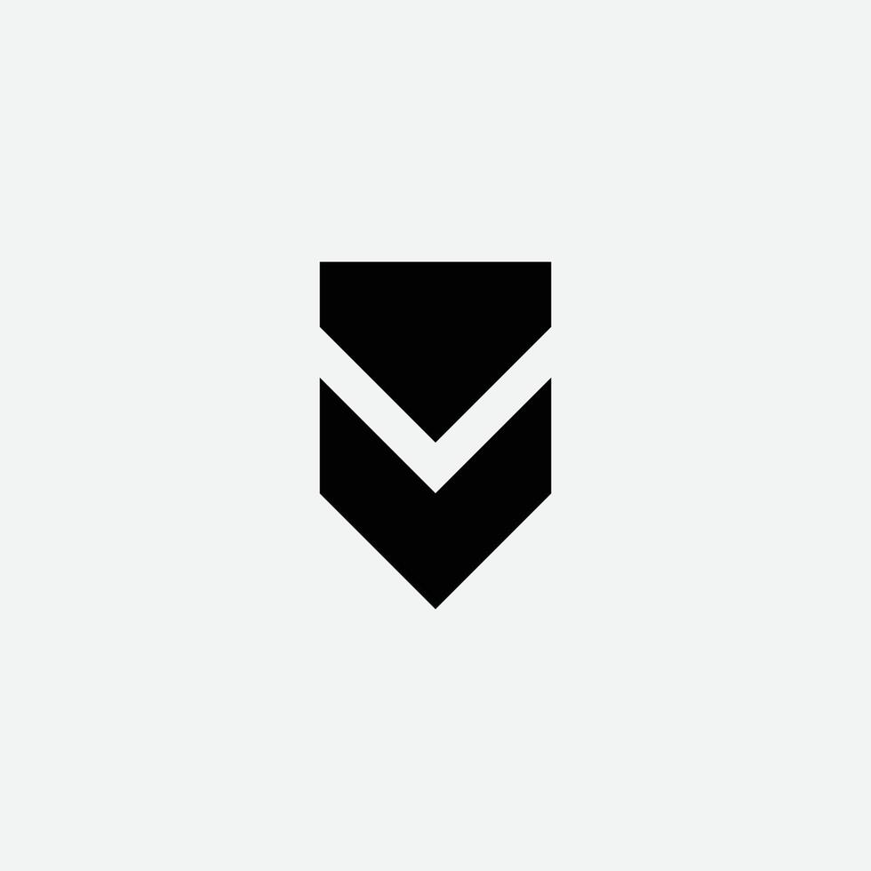 monogrammbuchstabe p logo vektor design