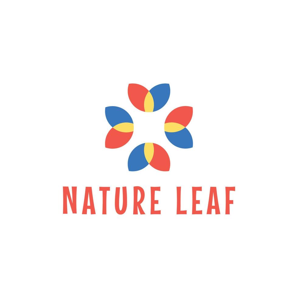 moderne Naturprodukt-Logo-Design-Vektorvorlage. Blatt-Icon-Design. Illustration eines grünen Blattes vektor