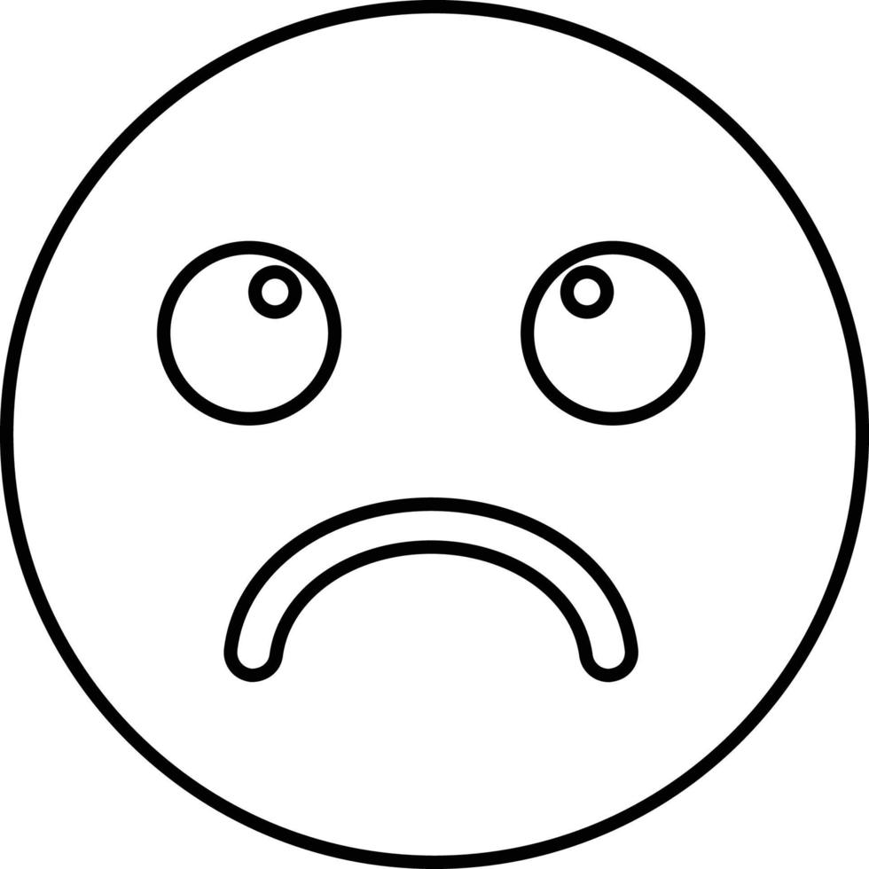 Stimmung aus Emoji-Vektorsymbol, das leicht geändert oder bearbeitet werden kann vektor