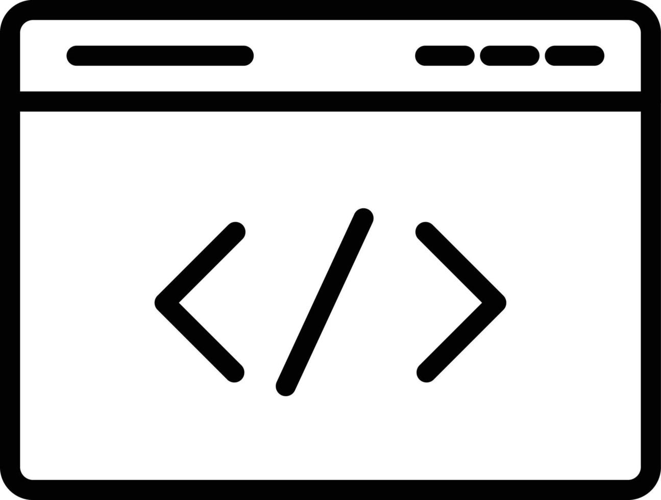 Webseiten-Vektorsymbol, das leicht geändert oder bearbeitet werden kann vektor