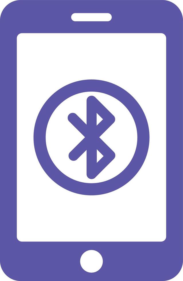 Bluetooth Mobile isoliertes Vektorsymbol, das leicht geändert oder bearbeitet werden kann vektor