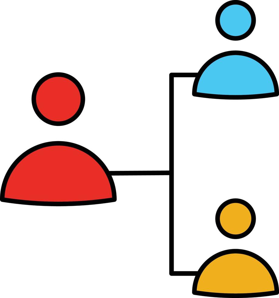 Team Networking isoliertes Vektorsymbol, das leicht geändert oder bearbeitet werden kann vektor