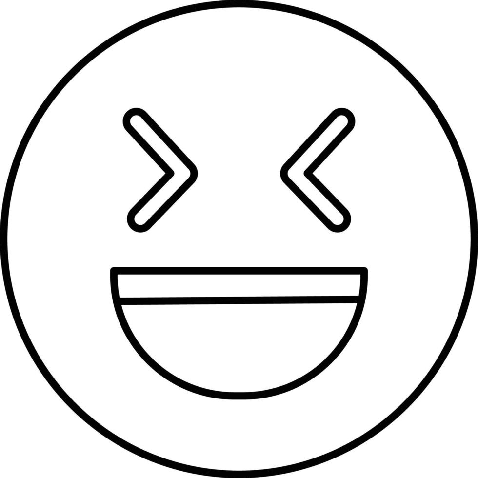 glad emoji vektorikon som enkelt kan ändras eller redigeras vektor