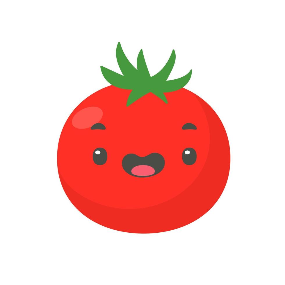 leuchtend rote tomaten zutaten für gesundes kochen vektor